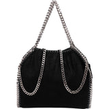 Stella McCartney Studded Star Shaggy Falabella Fold Over Tote Crossbody Bag