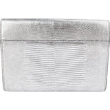 Gucci Lizard-Embossed Metallic Leather Dionysus Wallet On Chain Crossbody Bag