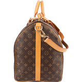 Louis Vuitton Monogram Canvas Keepall 55 Bandoulière Travel Bag