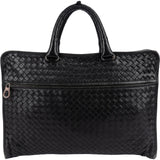 Bottega Veneta Intrecciato Leather Briefcase Handbag
