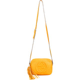 Gucci Grained Leather Soho GG Disco Camera Crossbody Bag
