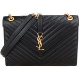 Saint Laurent Grain Ee Poudre Large Envelope Crossbody Bag