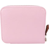 Hermès Mauve Sylvestre Epsom Leather Silk'in Compact Wallet