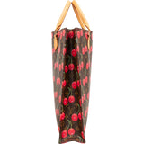 Louis Vuitton Limited Monogram Murakami Cerises Cherry Sac Plat Handbag