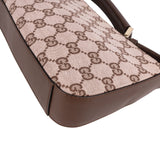 Gucci Monogram GG Canvas Rose Pochette Accessoires Shoulder Bag