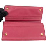 Prada Saffiano Leather Continental Wallet