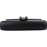 Gucci Grained Leather Dionysus Crystal Super Mini Crossbody Bag