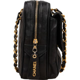Chanel Quilted Lambskin 24K Gold Camera Shoulder Bag