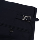 Louis Vuitton Navy Cotton Trousers (48)