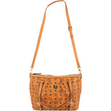 MCM Monogram Visetos Satchel Shoulder Bag