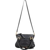 Chloé Grained Calfskin Marcie Small Satchel Handbag