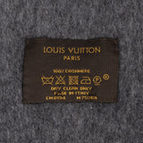Louis Vuitton Grey Cashmere Schal Scarf