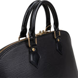 Louis Vuitton Noir Epi Leather Alma PM Handbag