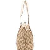 Gucci Monogram GG Canvas Abbey Tote Shoulder Bag