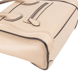 Céline Drummed Calfskin Luggage Handbag
