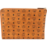 MCM Monogram Visetos Laptop Clutch