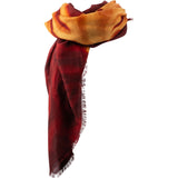 Chanel Tie-Dye Fringed Cashmere Scarf Schal