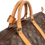 Louis Vuitton Monogram Canvas Keepall 55 Travel Bag