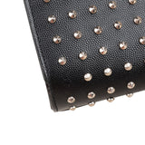 Saint Laurent Grained Leather Studded Sac de Jour Handbag