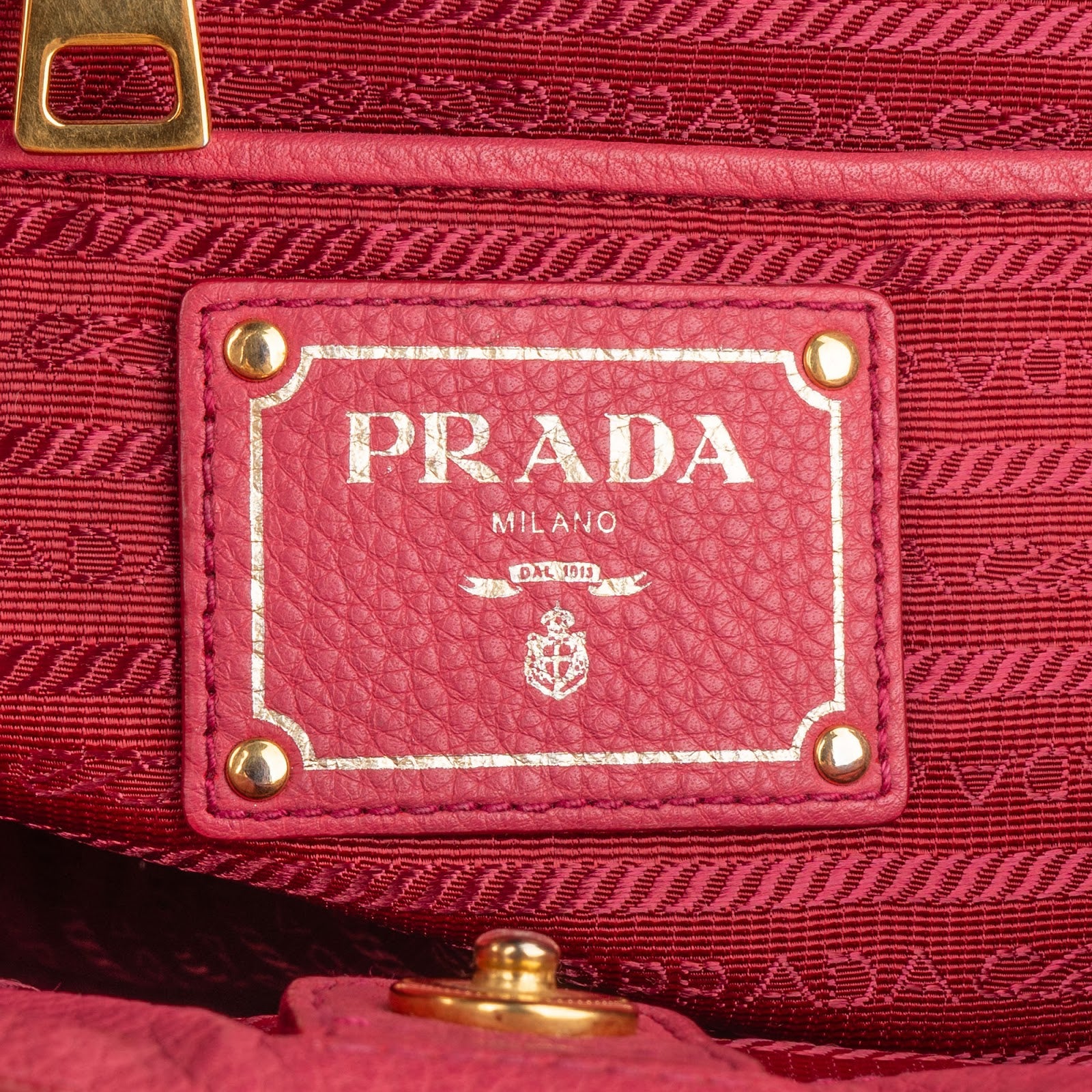 Prada Pink Leather Galleria Double Zip Tote Handbag - vintageandkickz