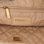 Chanel 22 White Quilted Lambskin Hobo Shoulder Bag - vintageandkickz