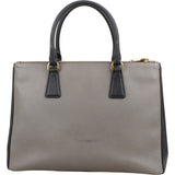 Prada Bicolor Saffiano Leather Galleria Handbag