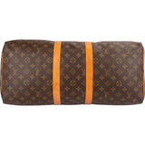 Louis Vuitton Monogram Canvas Keepall 50 Travel Bag