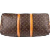 Louis Vuitton Monogram Canvas Keepall 50 Bandoulière Travel Bag