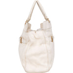 Miu Miu Blancoi Vitello Daino Satchel Handbag - vintageandkickz