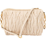 Miu Miu Matelassé Leather Padlock Shoulder Bag