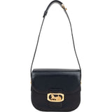 Celine Navy Boxcalf Leather Horse Carriage Triomphe Shoulder Bag