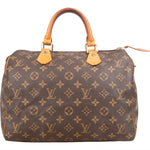 Louis Vuitton Monogram Canvas Speedy 30 Handbag - vintageandkickz