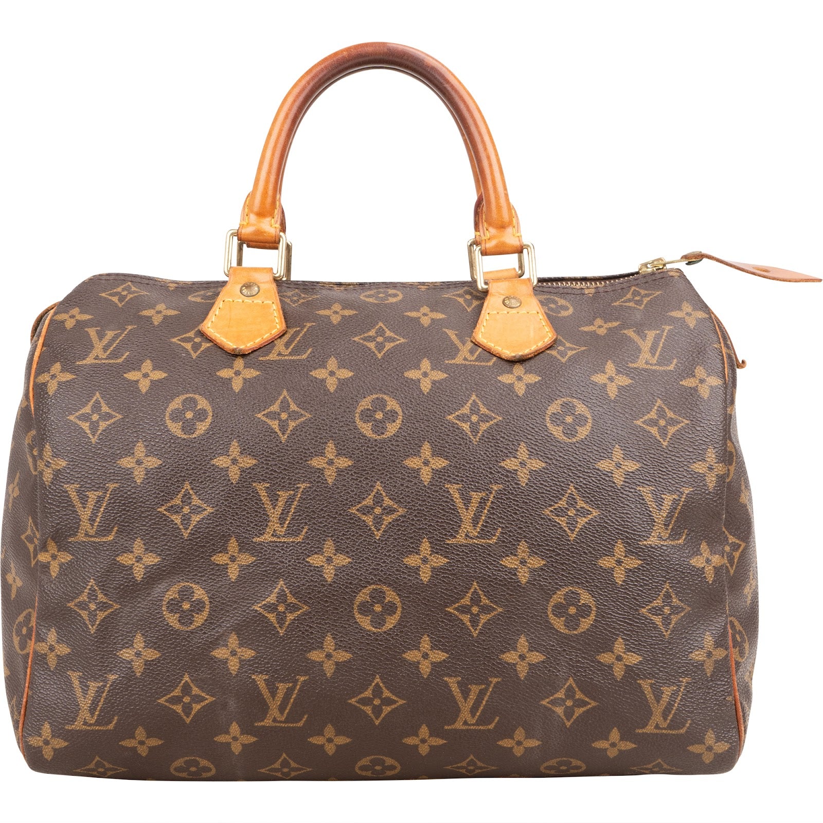 Louis Vuitton Monogram Canvas Speedy 30 Handbag - vintageandkickz