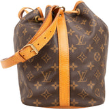 Louis Vuitton Monogram Canvas Sac Noé Petit Shoulder Bag