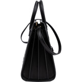 Saint Laurent Tweed & Leather Sac de Jour Handbag