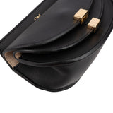 Chloé Black Leather Georgia Shoulder Crossbody Bag