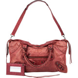 Balenciaga Red Leather Classic City Handbag