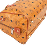 MCM Monogram Visetos Boston Handbag - vintageandkickz