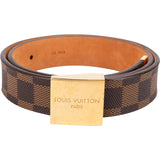 Louis Vuitton Damier Ebene Monogram Ceinture Buckle Belt (70 / 28) LB0053