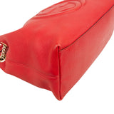 Gucci Pebbled Leather GG Soho Shoulder Bag