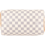 Louis Vuitton Monogram Damier Azur Canvas Speedy 25 Handbag