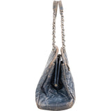 Chanel Quilted Crinkled Lambskin Just Mademoiselle Bowling Shoulder Bag