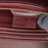 Celine Burgundy Classic Boxcalf Leather Triomphe Crossbody Bag
