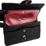 Chanel Quilted Lambskin 24K Gold Medium Double Flap Shoulder Bag