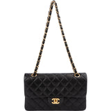 Chanel Quilted Lambskin Small Double Flap Shoulder Bag