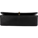 Chanel Quilted Lambskin 24K Gold Turnlock Single Flap Crossbody Bag - vintageandkickz