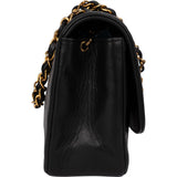 Chanel Quilted Lambskin Diana 24K Gold Diana Single Flap Crossbody Bag
