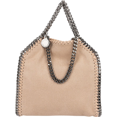 Stella McCartney Shaggy Falabella Mini Fold Over Tote Crossbody Handbag