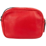 Gucci Pebbled Leather Soho GG Disco Crossbody Bag