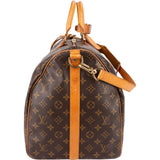 Louis Vuitton Monogram Canvas Keepall 55 Bandoulière Travel Bag